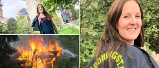Sofie räddade kollega i ugnen – valde att bli brandman • ”Vi behöver blir fler”