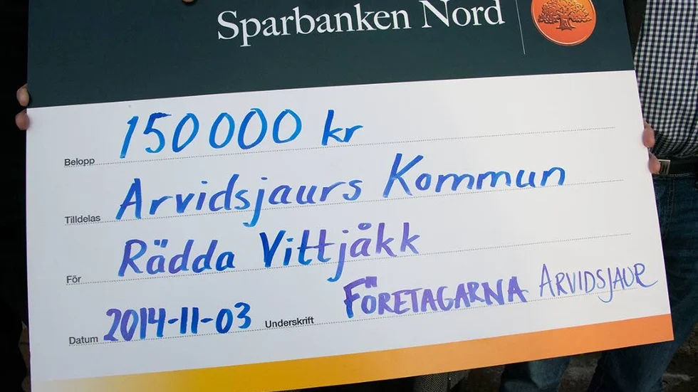 Omkring 45 företag har ställt upp och bidragit till Företagarnas i Arvidsjaur räddningsaktion för driften av skidanläggningen på Vittjåkk.