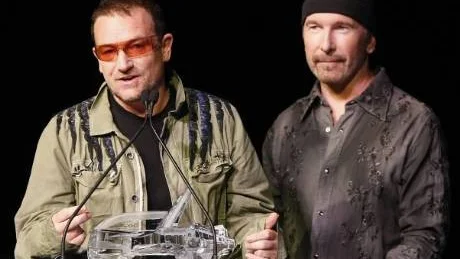 Bono och the Edge i U2.