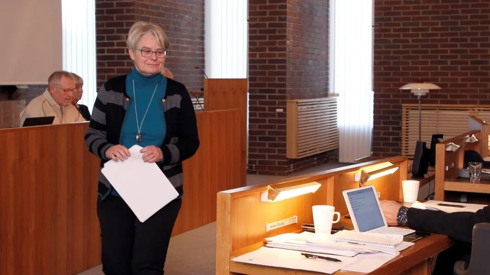 Helena Öhlund försvarade förslaget.