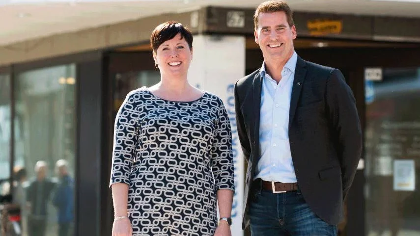 Ida Snäll och Christer Öhman.