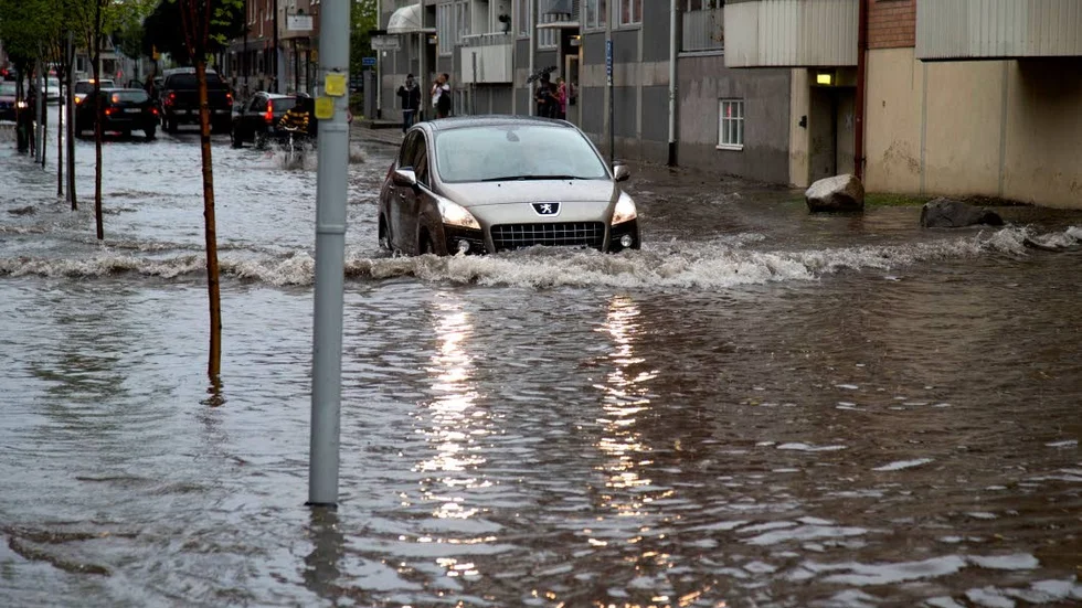 2014 gick det vågor på vissa av stadens gator. (arkivbild)