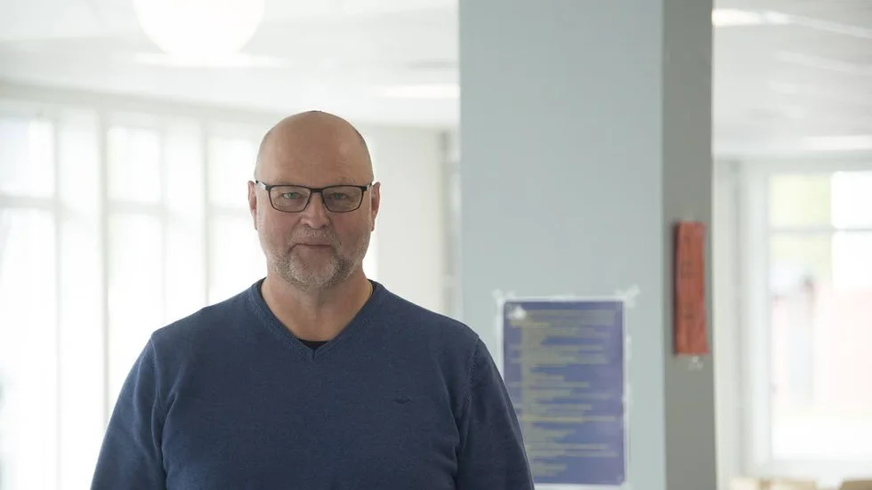 Flygplatschefen Ralf Lundberg är nöjd med den nya linjen till Köln.
