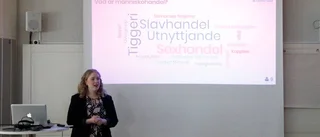 Föreläste om det moderna slaveriet