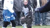 Patrik Andersson sitter onekligen på två stolar på Idrottsparken på lördag. Han har hjärtat både i IFK och Hammarby, även om det väger över till IFK:s fördel.
FOTO: MARTIN ROTH
