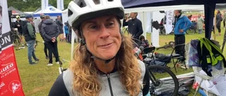 TV: Se vimlet från MTB-depån i Bondebacka, "börjar bli halt och geggigt i kurvorna"