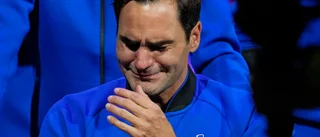 Federers avskedstårar: Kunde inte varit gladare
