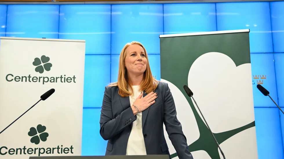 Centerpartiets partiledare Annie Lööf meddelade sin avgång på torsdagen.