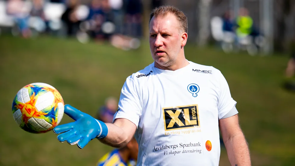 Henrik Gustavsson i aktion 2019.