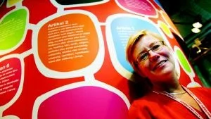 Helene Larsson är utställningskoordinator för Riksutställningars satsning Lek!.
FOTO: SOFIE WIKLUND/PRESSENS BILD