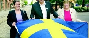 Flaggar för rekordfest