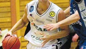 21 poäng i hemmapremiären. Nick Eppehimer och hans Dolphins vann mot Jämtland med 101-81 i Mässhallen.
FOTO: JAN FORBY