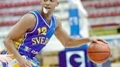 Landslagsspelaren Ibbe Diarra var på väg till Norrköping Dolphins men coachen Kelly Grant avböjde.
FOTO: SCANPIX