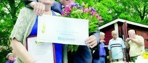 "Ljuras socialchef" fick ett stipendium som god granne