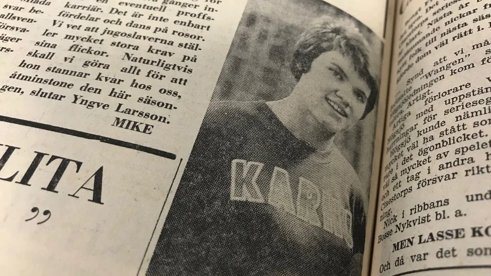 Kuriren för 50 år sedan: KSK:s basketflicka Berit Larsson har fått ett proffsanbud från Jugoslavien..