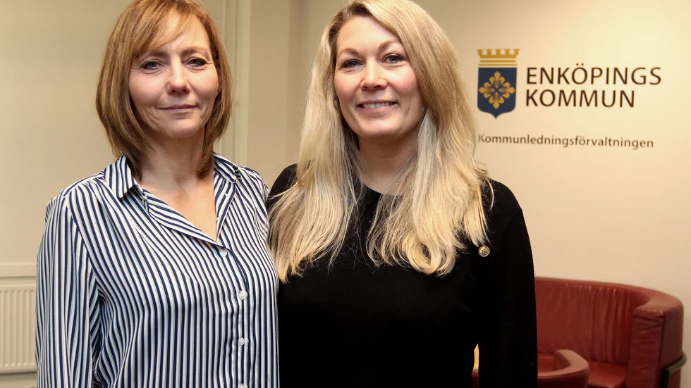 ”Vi är helt övertygade om hur bra det här kommer att bli, Enköpings centrum har otroligt bra förutsättningar” säger näringslivschef Cecilia Lööv och näringslivskoordinator Charlotta Stenberg.