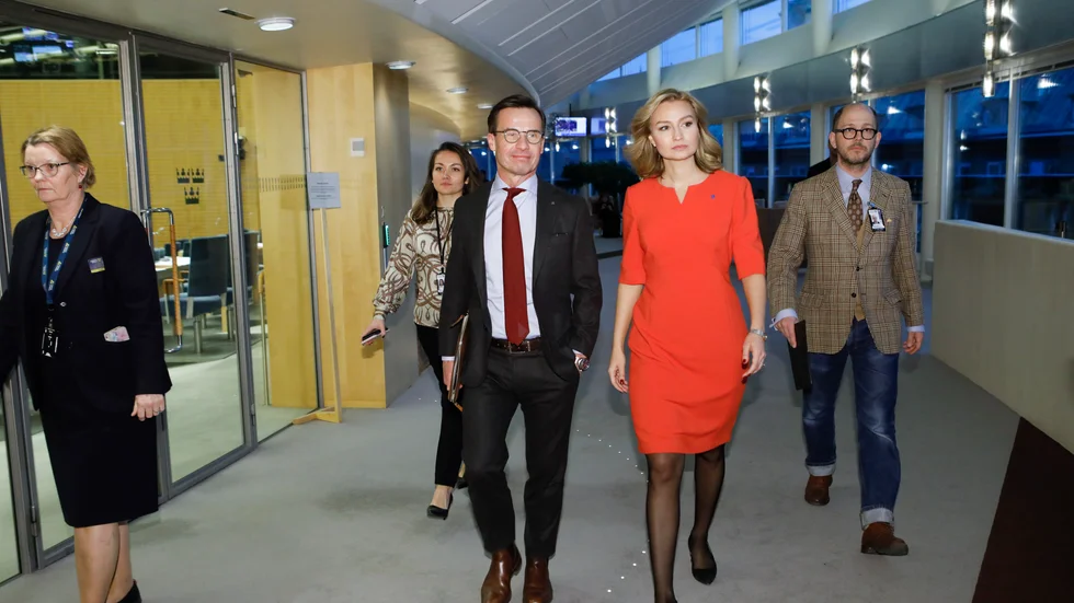 Ulf Kristersson (M) och Ebba Busch Thor (KD).