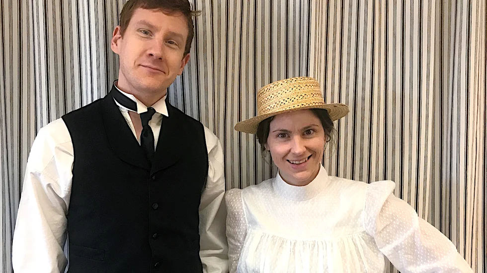 Johan Stavring och HildeMarie Farstad