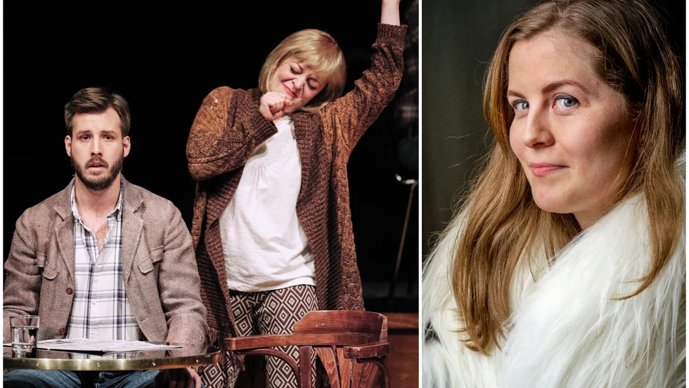 "Meningen med döden" på Uppsala stadsteater. Aktuella konstnären Sigridur Huld Ingvarsdóttir 