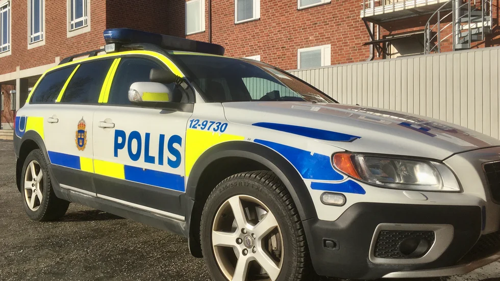 Polisen skickade en patrull till Hertsön under natten mot söndag (arkivbild).