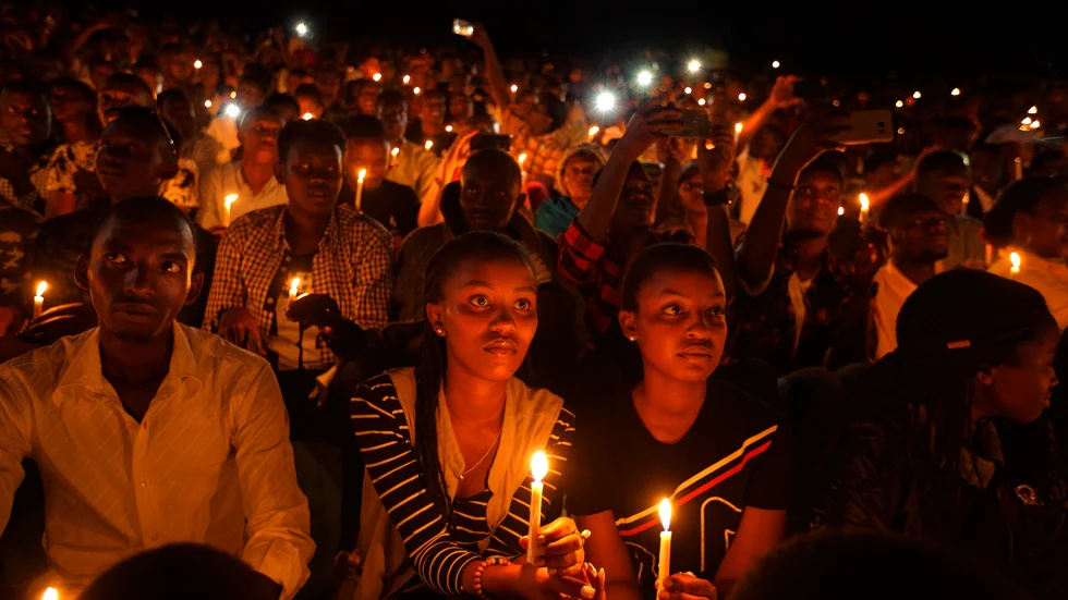 Minnet av offren i folkmordet högtidlighålls i Kigali, Rwanda. Arkivbild från förra året.