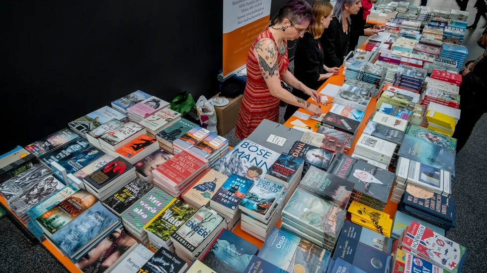 2019 var norsk litteratur i fokus vid bokmässan i Frankfurt. Arkivbild.