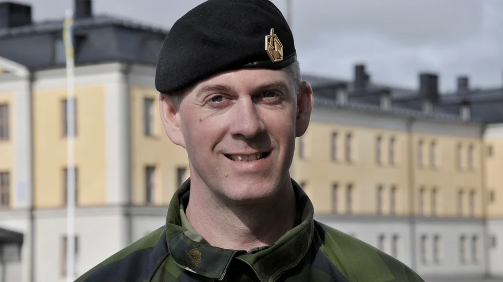 Överste Jonny Lindfors, garnisonschef i Bodens garnison.