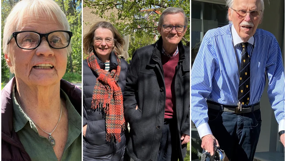 Liss Sparby, Margareta och Göran Andrae och Jarl Lundin.