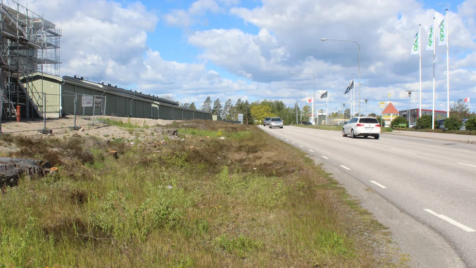 Den 65-årige mannen stoppades av polis längs Folkparksvägen. Bilden är dock tagen vid ett annat tillfälle.