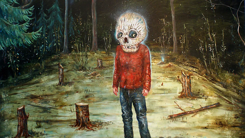 "Lost in itself", olja på duk, Olle Schmidt