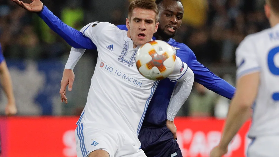 Artem Besedin spelade dopad mot Malmö FF i Europa League i höstas. Arkivbild.
