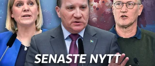 Tegnell håller presskonferens                          