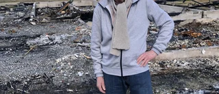 Åke förlorade allt i husbranden