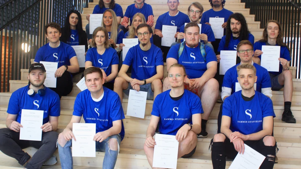Sammes stiftelses sommarstipendiater 2020.