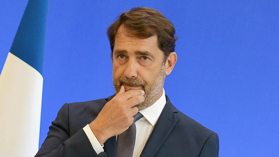 Frankrikes inrikesminister Christophe Castaner tidigare i veckan.