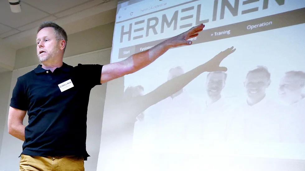 Per-Erik Mattsson, vd för Hermelinen i Luleå.