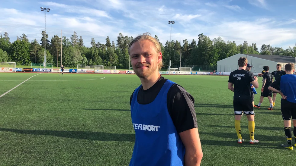 Arvid Falk Lindgren tror på sitt Mjölby AI i år. 