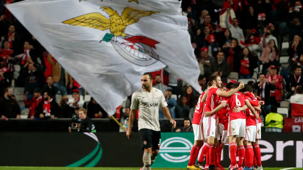 Benfica-spelarna ser ut att snart kunna spela match igen. Arkivbild.