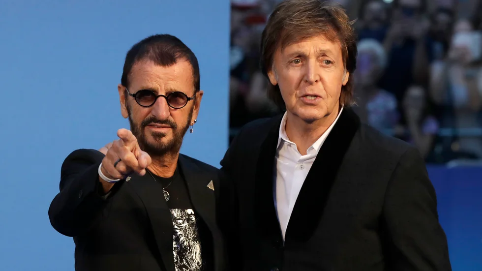 Paul McCartney och Ringo Starr skrev en låt ihop 1992, som valdes bort. Men nu säljs en demo av den. Arkivbild.
