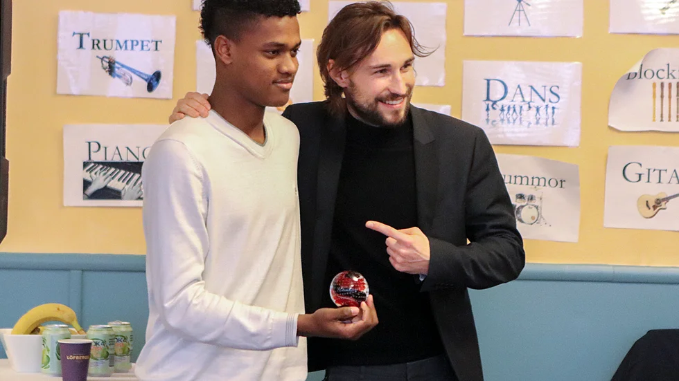 I höstas fick Ismael Nasser ta emot priset som årets VIF:are av Kevin Walker.