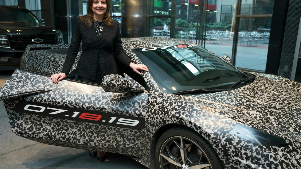 General Motors vd Mary Barra. Arkivbild.