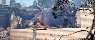 Villa på Sunnanå totalskadad efter brand: "Inga personskador"