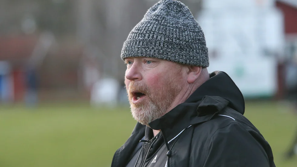 Krister Borgh, tränare i Hultsfreds FK.