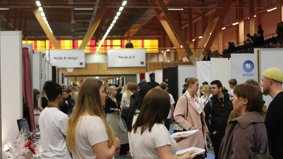 Bilden är tagen under UF-mässan 2020, som man hann hålla innan coronapandemin slog till ordentligt.