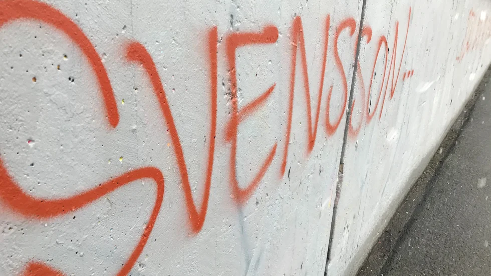 Ringa skadegörelse, som brottet rubriceras som, kan ge böter och högst sex månader fängelse. 
