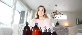 Handbollsprofilen skänker handdesinfektion