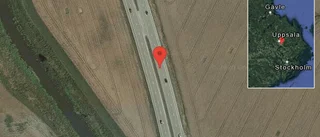 Olycka på E4 - helt stopp i ett körfält