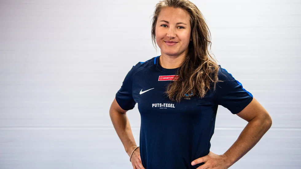 Hon har tränat på bra under graviditeten och Johanna Mattsson vill komma tillbaka till brottning i höst.