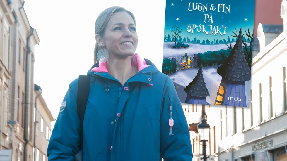 Nyköpingsbon Nina Statheus, uppvuxen i Eskilstuna, debuterar med barnboken "Lugn & Fin på spökjakt".