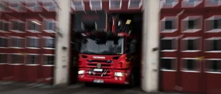 Larm om brand på Industrigatan